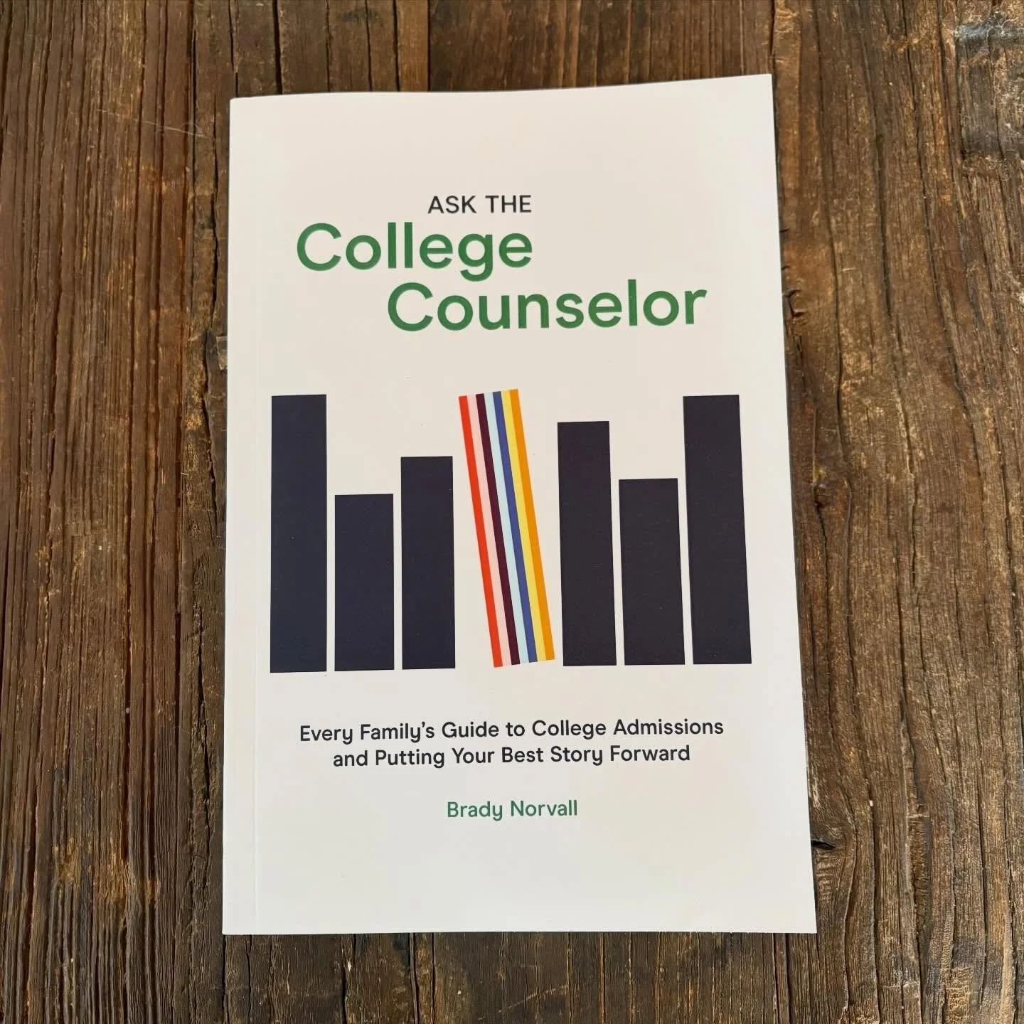 Excited to dive into the new book by SYP's College Admission Mentor, Brady Norvall! 